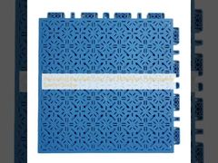 Baldosas entrelazadas para cancha de baloncesto 340x340mm Suelo deportivo de polipropileno