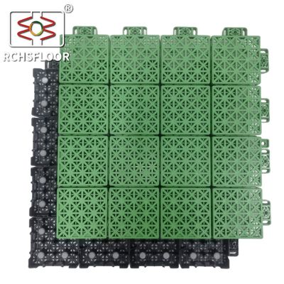 Resistente a los rayos UV 1.81cm grueso Pisos deportivos 34x34cm Pisos de voleibol