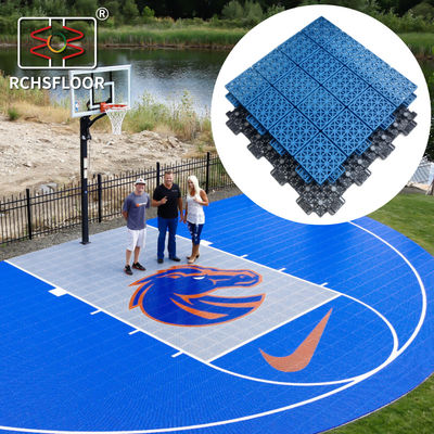 410g Pisos para deportes al aire libre Tejas de suelo piel personalizable con textura