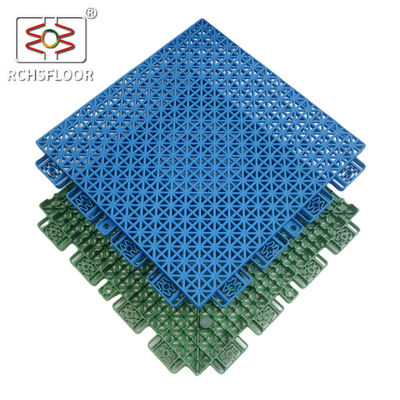 OEM ODM azulejos de patio trasero 204.5g Peso azulejos de suelo de plástico interconectados