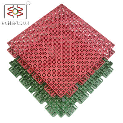 30% de absorción de choques azulejos de patio de campo azulejos de piso de voleibol CE RoSH