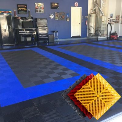 CE RoSH Tejas de piso de garaje ventiladas Tejas de piso de garaje de polipropileno