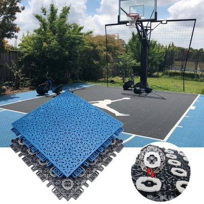 Portable Pp Interlocking Pickleball Cancha de baloncesto Colchón de suelo Pisos para deportes al aire libre