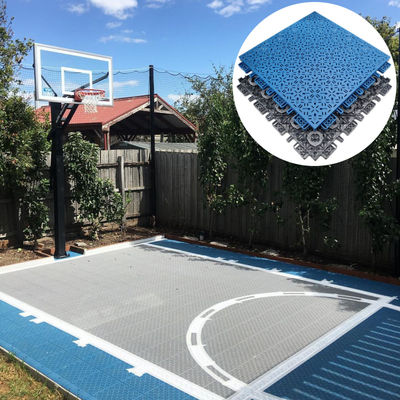 Pp Modular interconectado Pantalón de pickleball Piso de pista de deporte 3x3 Pisos de la cancha de baloncesto