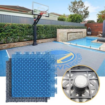 Tartan PP azulejos deportivos al aire libre para baloncesto patinaje de mesa tenis de mesa cancha de voleibol