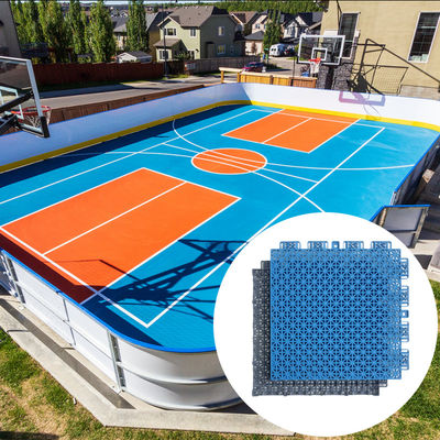 Deportes al aire libre pickleball cancha de baloncesto azulejos de suelo de la cancha de baloncesto entrelazados