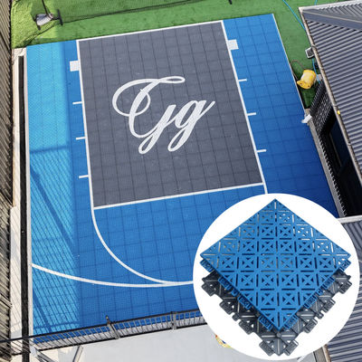 PP Interlocking 3x3 Baloncesto Streetball Corte de suelo azulejos fáciles de instalar