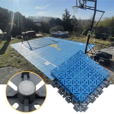 Bien Permeable Modular Deportes al aire libre azulejos Cancha de baloncesto Pisos Diy Canchas deportivas