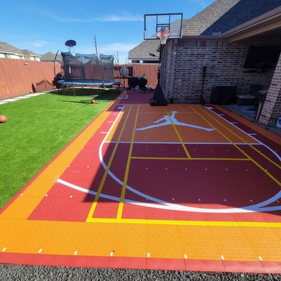 Ténis modular Pickleball Bádminton Deportes con baldosas entrelazadas Tejilla de basquetbol