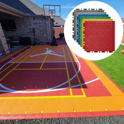 Ténis al aire libre Pickleball Cancha de baloncesto Pisos deportivos entrelazados