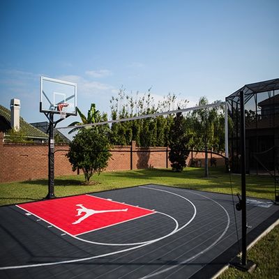 Tiles de interconexión deportiva multi al aire libre Pvc Pp piso de pista de baloncesto de vinilo