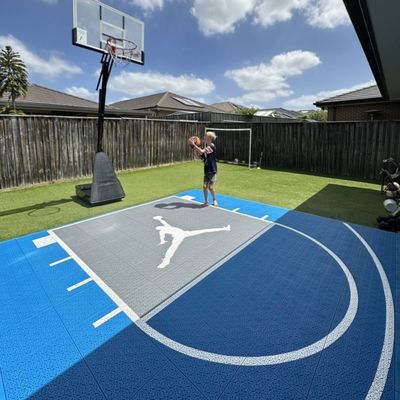 Todo el tiempo Pp Modular de la cancha de baloncesto al aire libre piso fácil de instalar ajustable interconexión