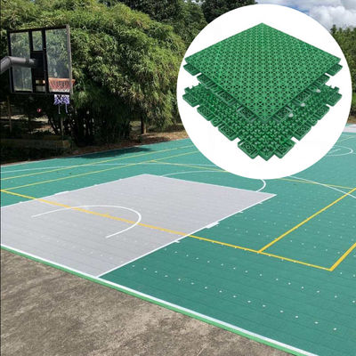 Sospendido 100% de PP de plástico Corte de Deportes estera interior al aire libre Volleyball móvil Baloncesto Corte de Deportes estera de suelo