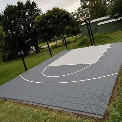 Logotipo Diy móvil Baloncesto al aire libre Corte de pickleball Interconexión de deportes Tejas de piso