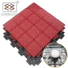 Absorción de impactos de PP Interlocking Sport Tiles Multicolor Superficie lisa para gimnasio y patio de juego